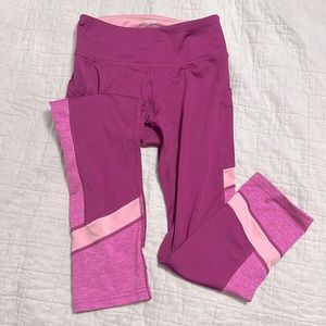 Tek Gear color block, tights size small